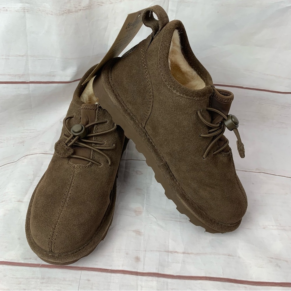 BEARPAW Phoenix Youth US1 Winter Boots wool kids boys shoes Shearling mocassins - Picture 7 of 16